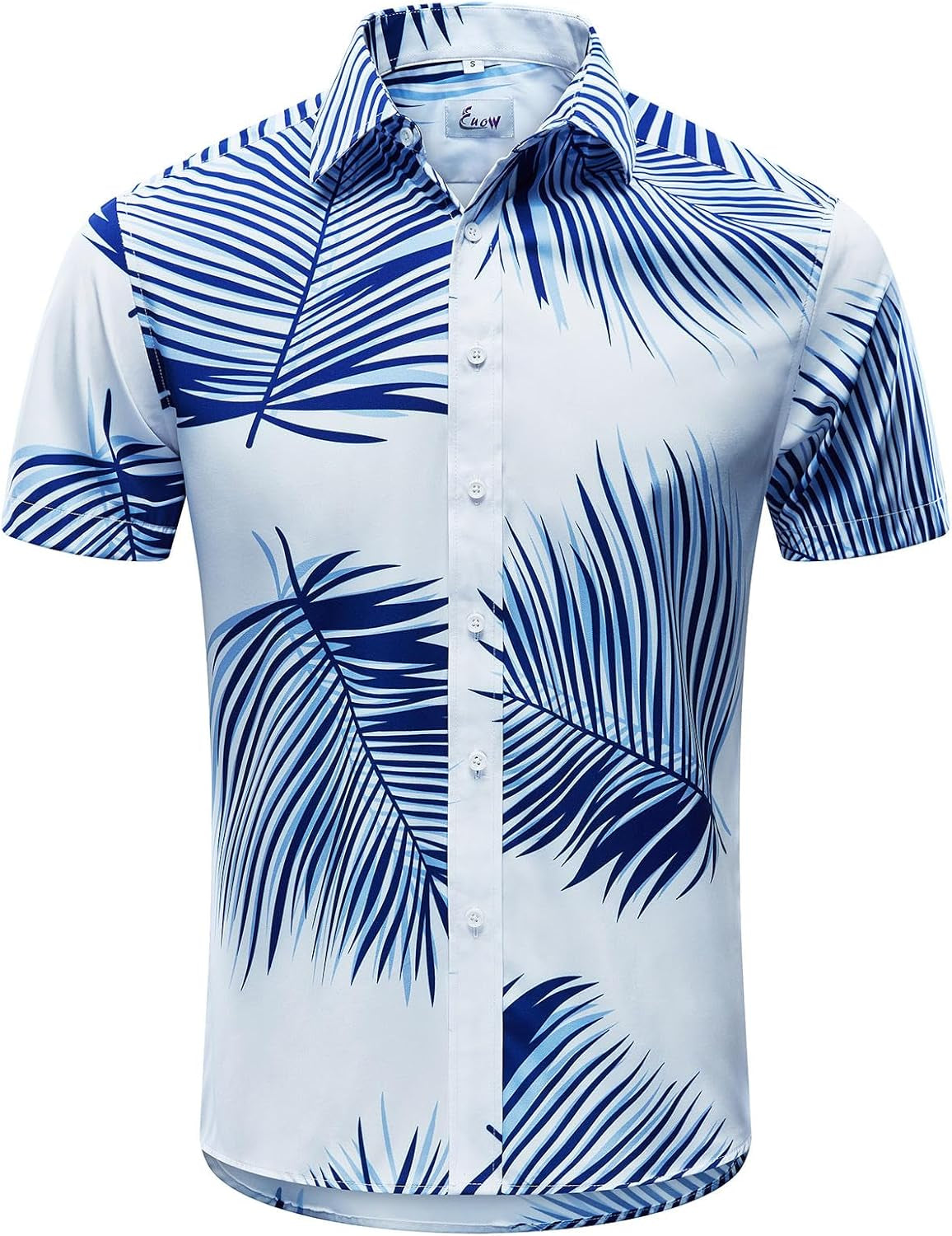 Men'S Hawaiian Shirt Short Sleeves Printed Button down Summer Beach Dress Shirts
