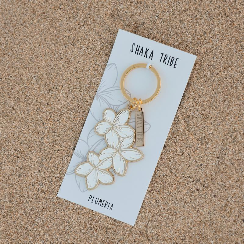 New Beginnings - Plumeria Keychain