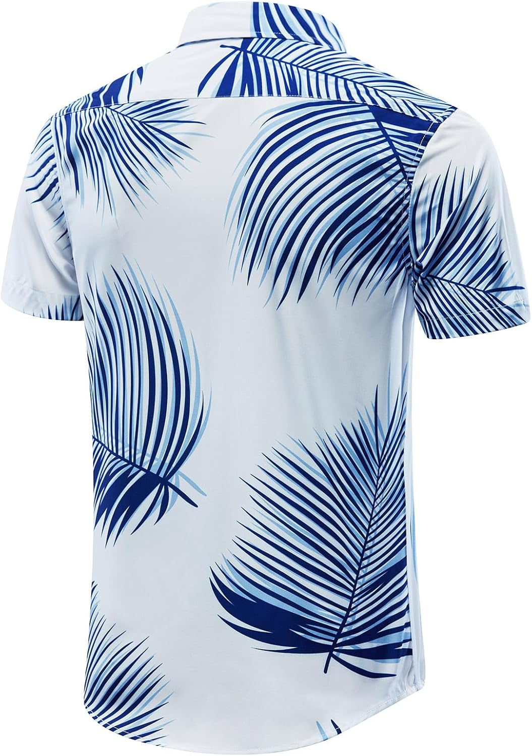 Men'S Hawaiian Shirt Short Sleeves Printed Button down Summer Beach Dress Shirts
