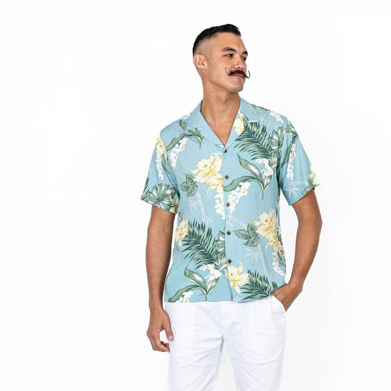 Bamboo Ginger Men'S Aloha Shirt, Made in Hawaii