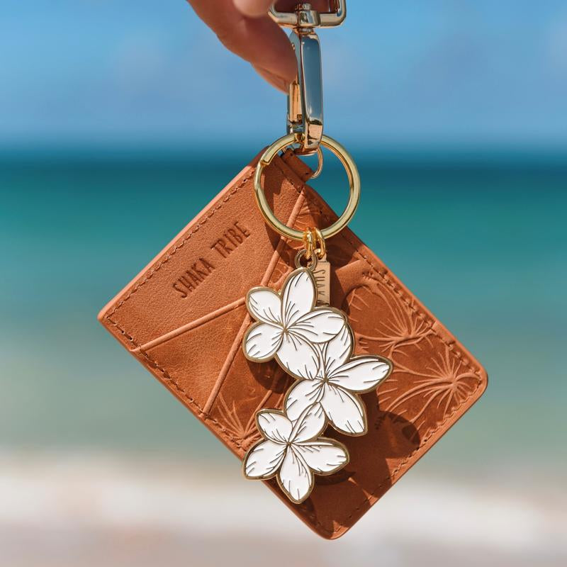 New Beginnings - Plumeria Keychain