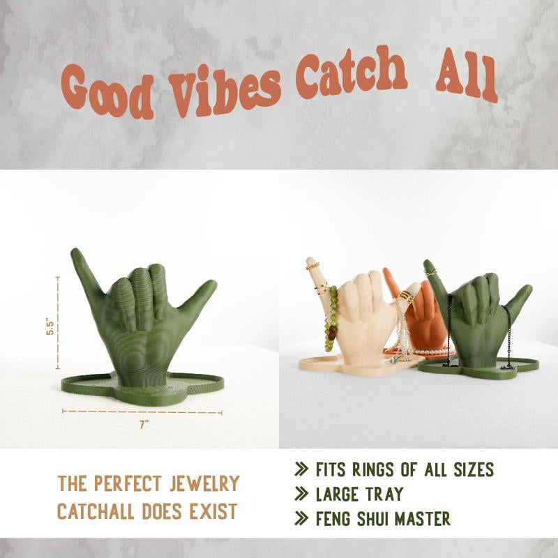 Shaka Catchall Jewelry Display Matte Organiser