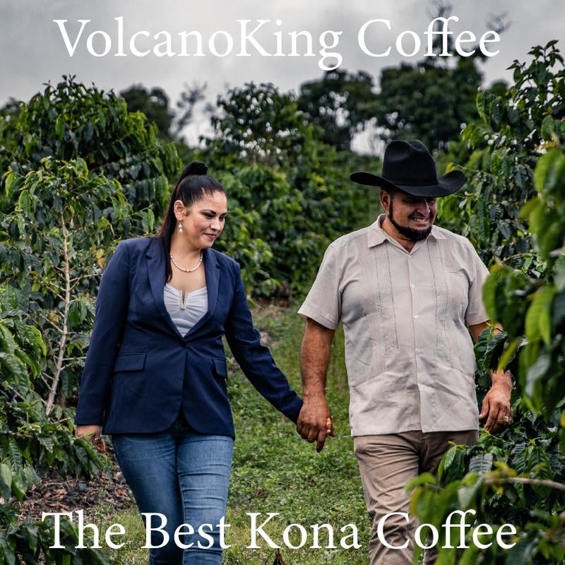 Volcano King Coffee 100% Hand Picked Kona Coffee from Hawaii Convenient Single Serve Pour over Drip Coffee Pack Sustainably Grown and Roasted in Our Kona Farms 6 Servings per Box Beverage