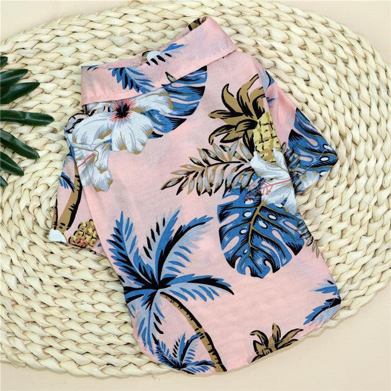 Hawaiian Paradise Pet Shirt: Stylish and Colorful Island Vibes for Your Furry Friend