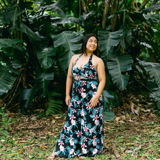 New Orchid Wrap Pants and Top Set, Made in Hawaii