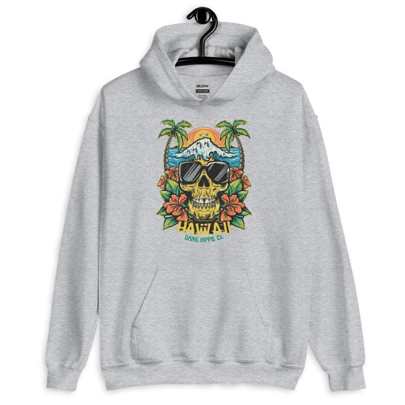 Hawaii Skull - Unisex Hoodie