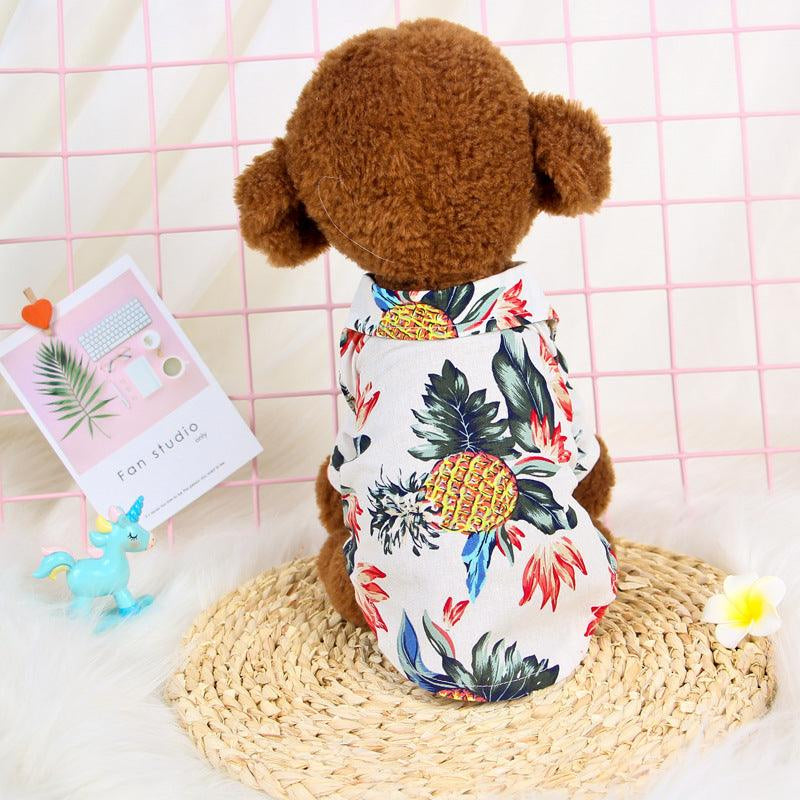 Hawaiian Paradise Pet Shirt: Stylish and Colorful Island Vibes for Your Furry Friend