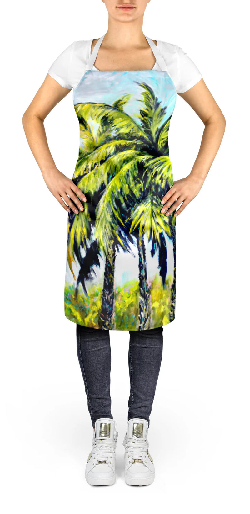 Tropical Breeze Palm Trees Apron